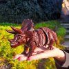 3D triceratops velký v prostředí