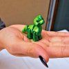 3D dinosaurus brachiosaurus v prostředí