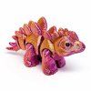 mini stegosaurus růžovozlatý