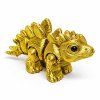 mini stegosaurus zlatý