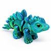 mini stegosaurus zelenomodrý