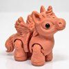 mini jednorožec lososový