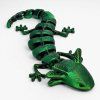 3D axolotl mládě zelenočerný
