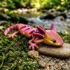 axolotl mládě v prostředíí 33