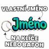 jmenovka pro děti na klíče