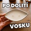 svíčka s tajným vzkazem po dolití voskem